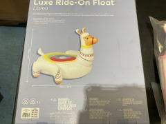 Sunnylife Luxe Ride On Float Lama & Kids Float Vest - 5