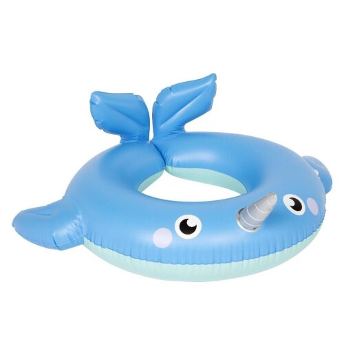 1 x Baby Float Narwhal 
1 x Backpack Unicorn 
1 x Kids Swimming Goggles 
1 x Carryall Bag