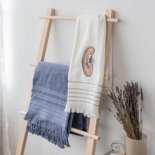 Cobalt Turkish Hammam Towel Set