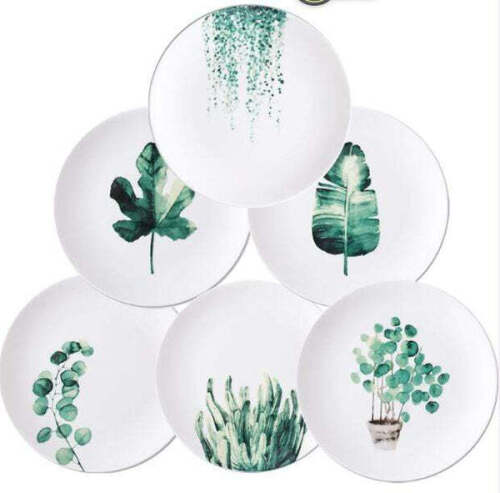 Plantae 6 Piece Large Plate Set