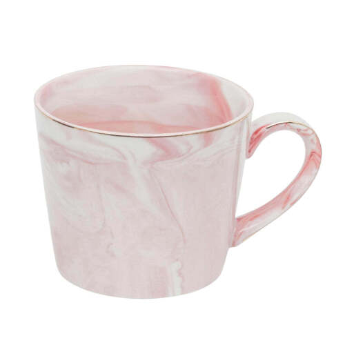 Elegant Set of 4 Mugs, Pink