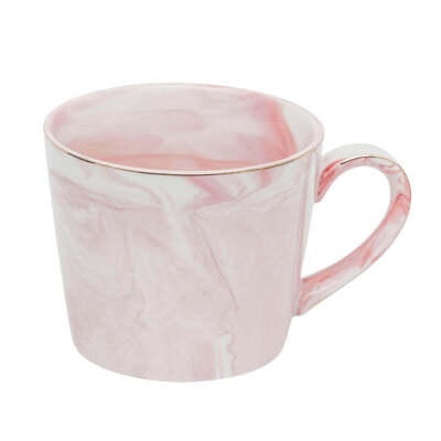 Elegant Set of 4 Mugs, Pink
