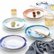 Van Gogh 2 Piece Plate Set, Teal Dream