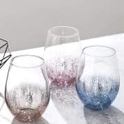 Frost Glass 6 Piece Set, Pink Ice