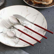 Germany 4 Piece Cutlery Set, Red