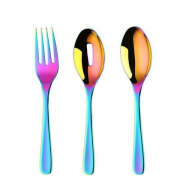 Sao Paulo 3 Piece Salad Serving Set, Rainbow