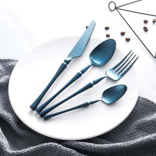 Egypt 4 Piece Cutlery Set, Blue