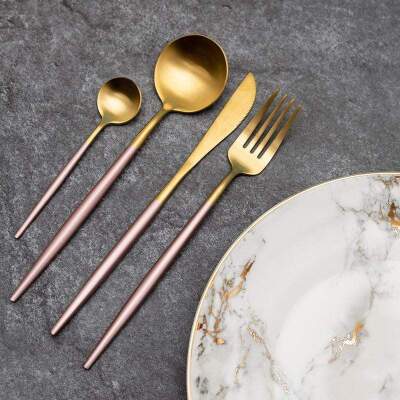 France 4 Piece Cutlery Set, Pink