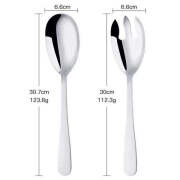 Hong Kong Serving Spoon Set, Silver