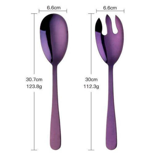 Hong Kong Serving Spoon Set, Purple