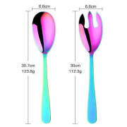 Hong Kong Serving Spoon Set, Rainbow