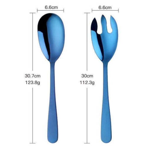 Hong Kong Serving Spoon Set, Blue