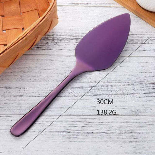 Rome Cake Knife, Purple