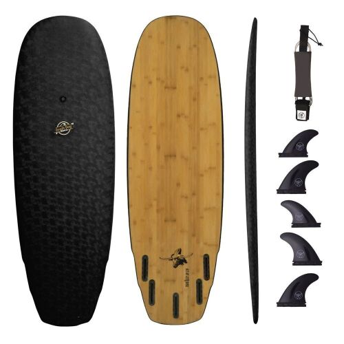 Big Betsy Hybrid 5.5' Surfboard, Black