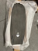 4'10 Huevo Hybrid Surfboard, Black - 3