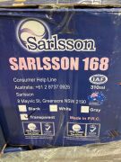DNL One pallet Sarlsson 168, S60 Glass Premium Silicone 310mL eachx24 per Box. - 3