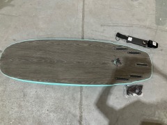 Big Betsy Hybrid 5.5' Surfboard, Aqua - 3