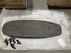 Big Betsy Hybrid 5.5' Surfboard, Black - 2