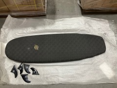 Big Betsy Hybrid 5.5' Surfboard, Black - 3
