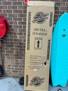 6' Mahi Hybrid Surfboard, Aqua - 4