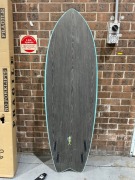 6' Mahi Hybrid Surfboard, Aqua - 3