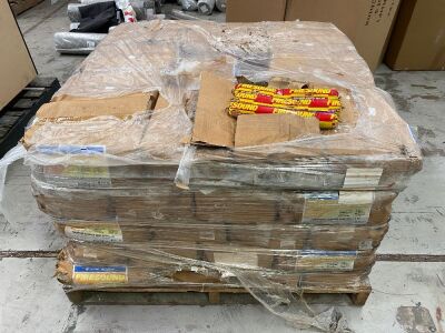 One pallet of Sarlsson All Purpose Silicone 24 per box and Sarlsson Glass & Glazing Silicone 24 per box, Combined approximate total - 56 boxes.