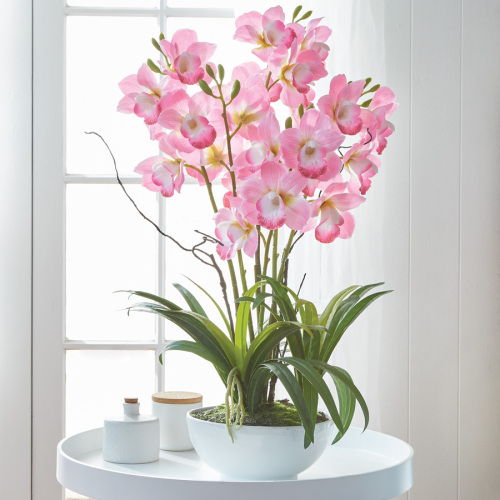 Artificial Orchid Pot-Pink