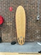 7'7 Elefante Hybrid Surfboard, Red - 3