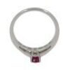 (DO NOT LOT) 18ct White Gold, 0.65ct Ruby & Diamond Ring - 3