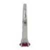 (DO NOT LOT) 18ct White Gold, 0.65ct Ruby & Diamond Ring - 4