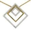 (DO NOT LOT) 18ct W.G, 0.15ct Diamond Pendant