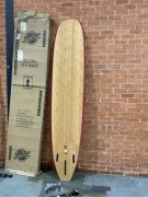 9'6 Tortuga Hybrid Surfboard, Red - 2