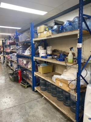 6 Individual Bays of Shelving