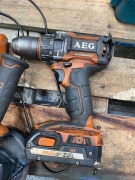 Quantity of 3 AEG Cordless Tools - 2