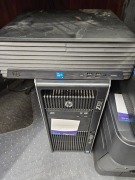 1x HP i5 Vpro Desktop, 1x HP Z820 Workstation, 1x Brother MFC-J67300DW Printer, 1x and APC BACk-UPS Pro 900 - 3