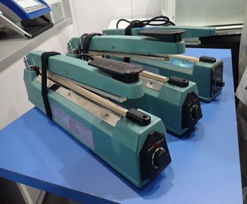 2 x Plastic Film Impulse Sealers, 220-230V, 50/60Hz, 350W & PK Plastic Film Impulse Sealer, 220-240V, 50/60Hz, 450W