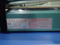 2 x Plastic Film Impulse Sealers, 220-230V, 50/60Hz, 350W & PK Plastic Film Impulse Sealer, 220-240V, 50/60Hz, 450W - 2