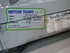 METTLER TOLEDO XS403S Precision balance, 12V, 2.25A, Readability 1mg, Capacity 410g. - 3