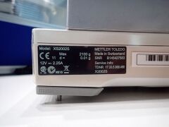 METTLER TOLEDO XS2002S Precision balance, 12V, 2.25A, Readability 0.01g, Capacity 2100g. - 2