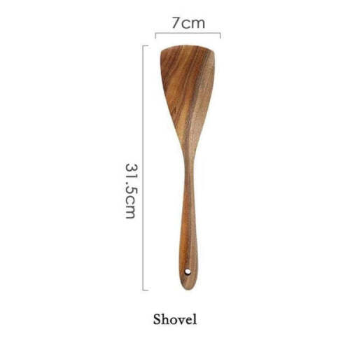 Arthur Teak Wood Thin Shovel