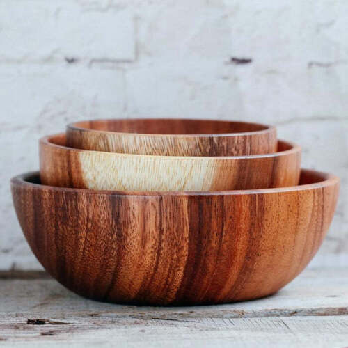 Hilary Acacia Serving Bowl - Large 20cm