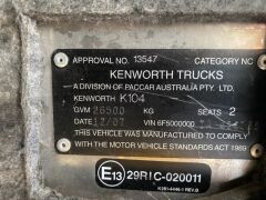 2007 Kenworth K104B Prime Mover - 8
