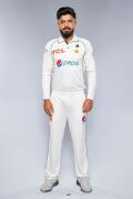 Aamir Jamal Pakistan Cricket Team Signed Pink Baggy - 2
