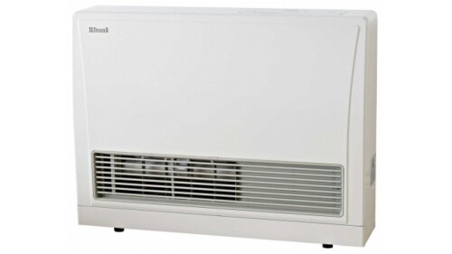 Rinnai EnergySaver K559FT Flued Natural Gas Fan Heater - White