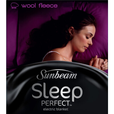 Sunbeam Wool Fleece Queen Electric Blanket BL5651