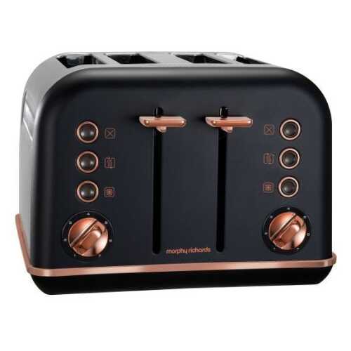 Morphy Accents Rose Gold Collection 4 slice toaster
