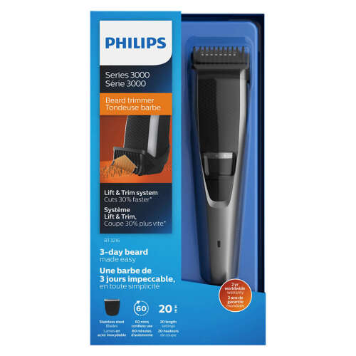 Phillips Series 3000 Beard & Stubble Trimmer - bt3216/14 - 2 x units