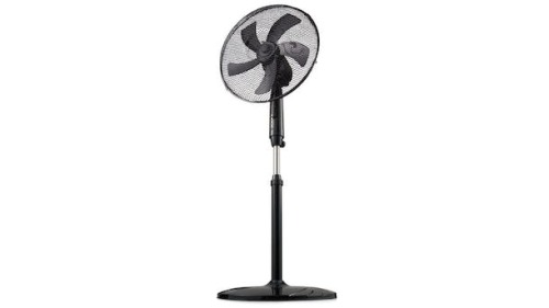 Goldair 40cm Pedestal Fan with Remote - Black GCPF130