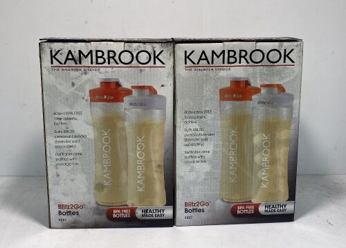 Box of 2 Kambrook "Blitz to Go" 2-pack bottles