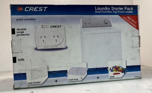 Crest Laundry Starter Pack Double Surge Protector (2 Pack)